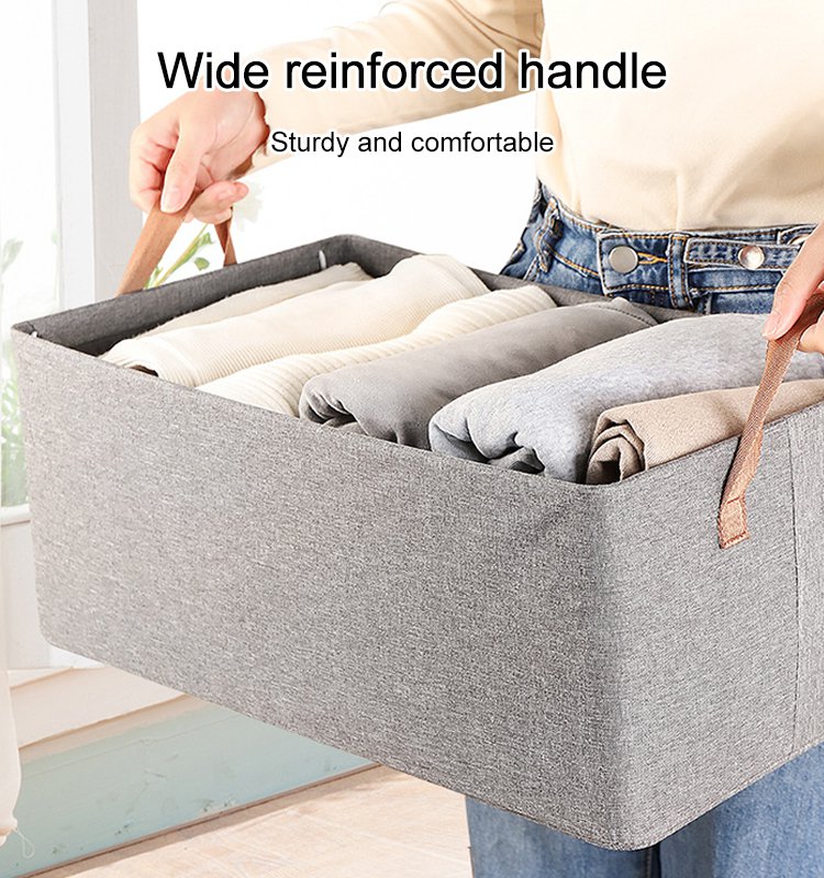 💥Last Day Promotion-[SAVE 50% OFF]--Foldable closet cation storage box(18.5