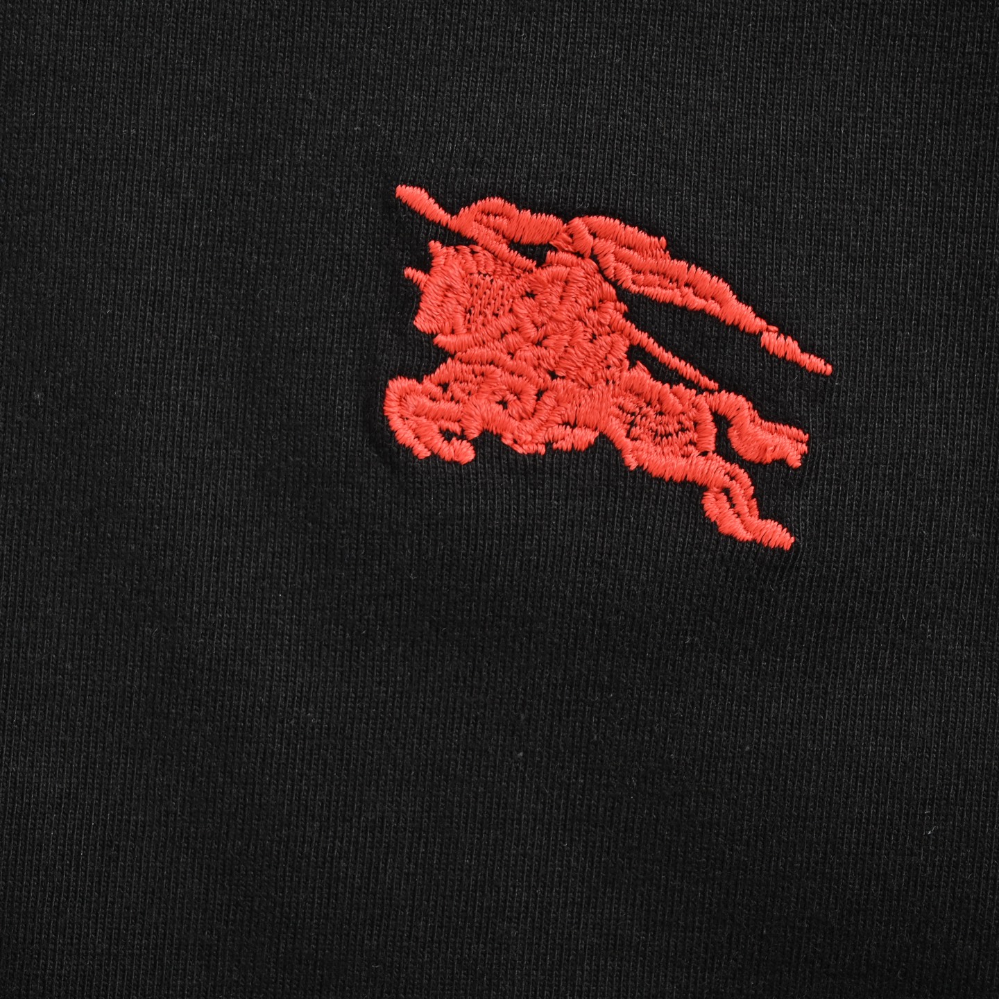 Burberry 25ss patchwork collar horse embroidered short sleeves