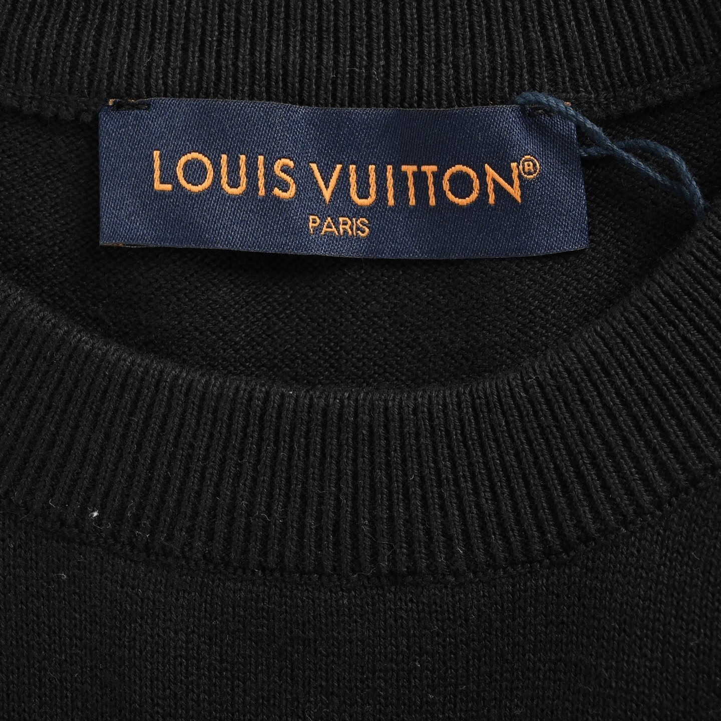 Louis Vuitton 25ss all-over small logo embroidered knitted short-sleeved shirt
