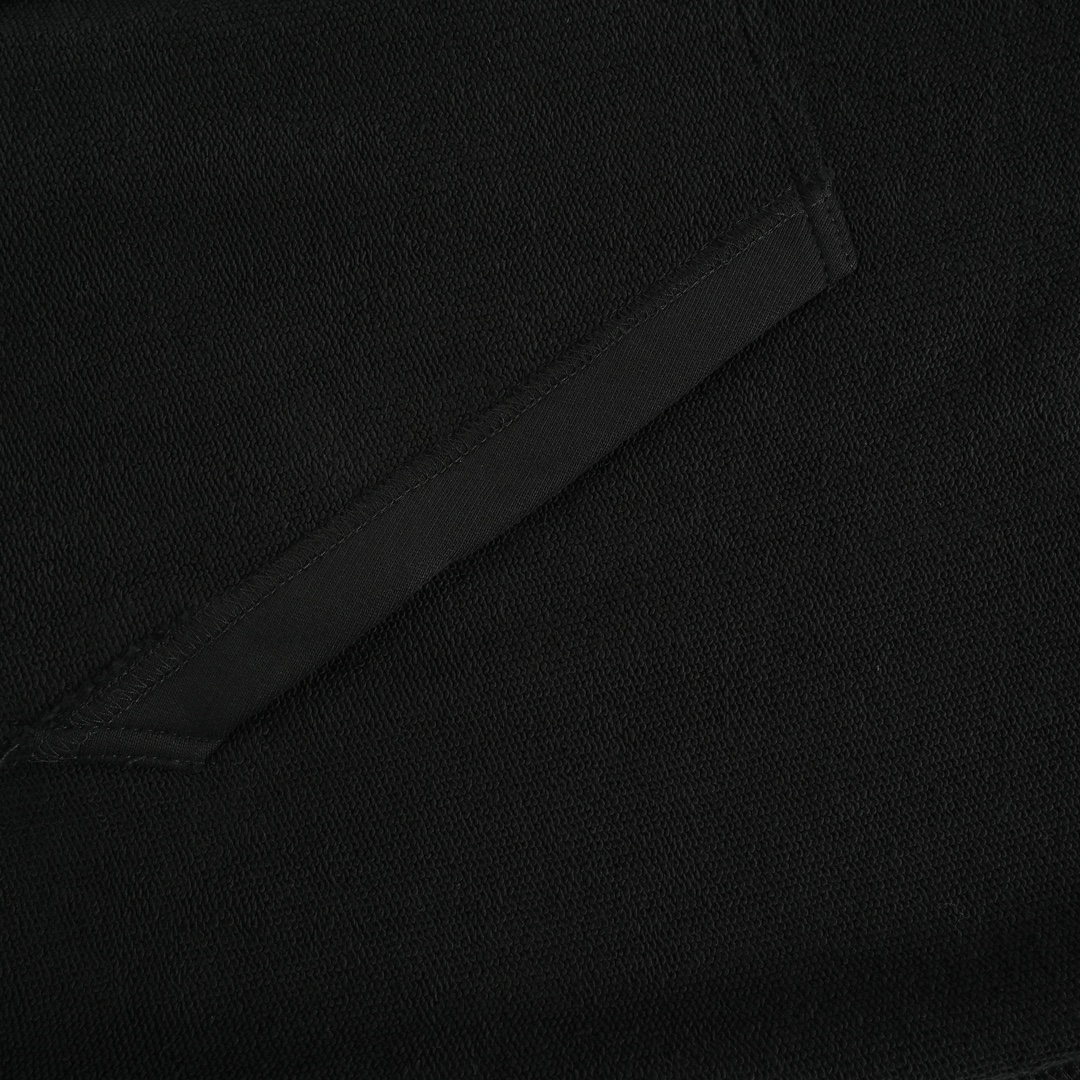 Balenciaga 24Fw reverse embroidered double-ring zipper hooded jacket