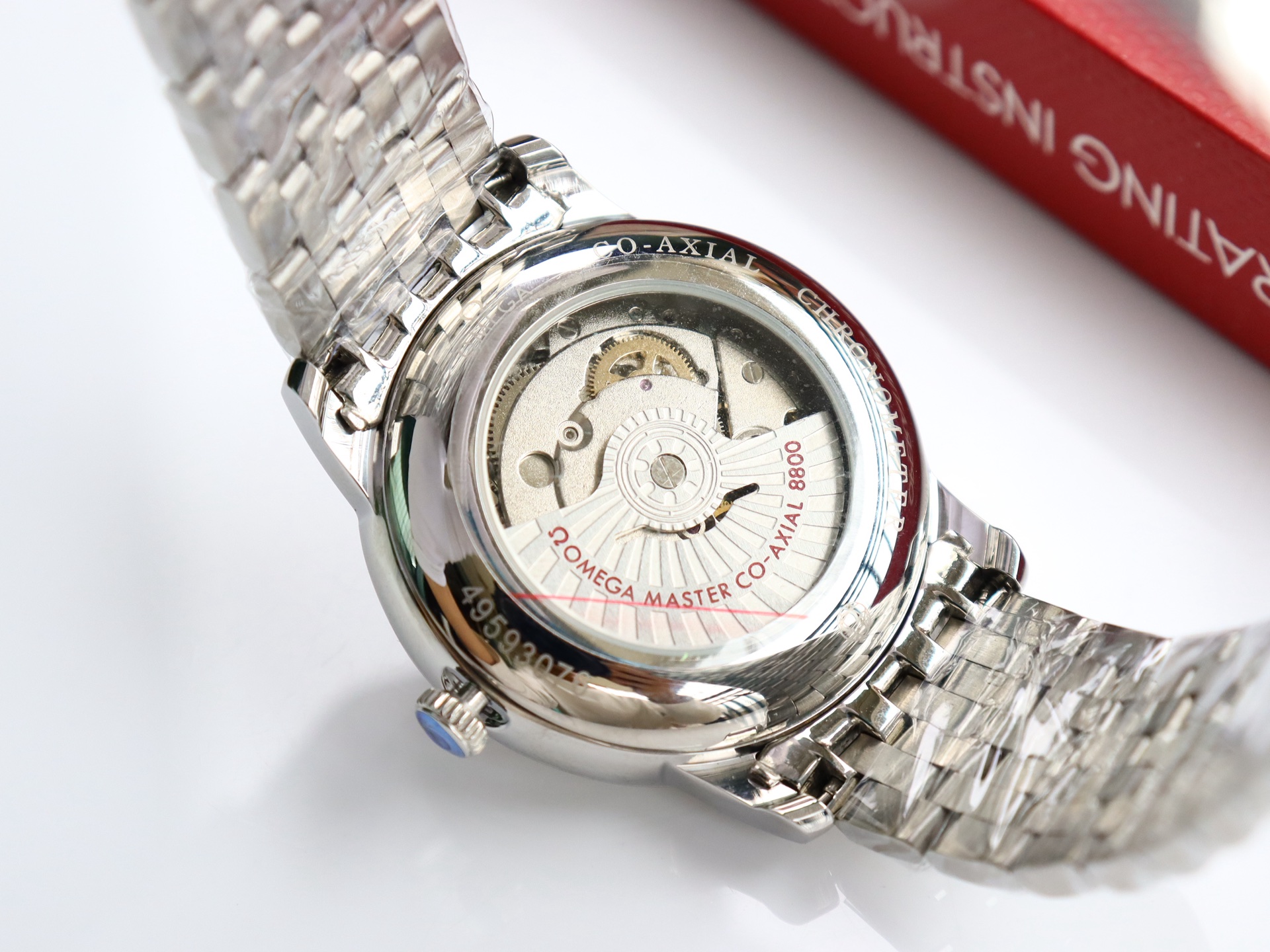 Omega De Ville series two-hand semi-mechanical men's watch
