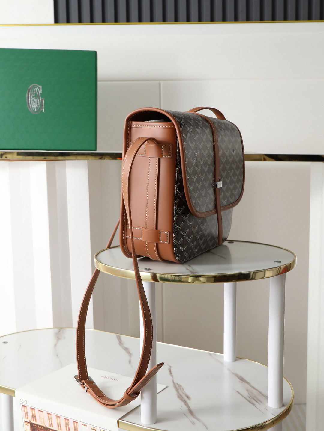 Goyard belvedère shoulder bag 244