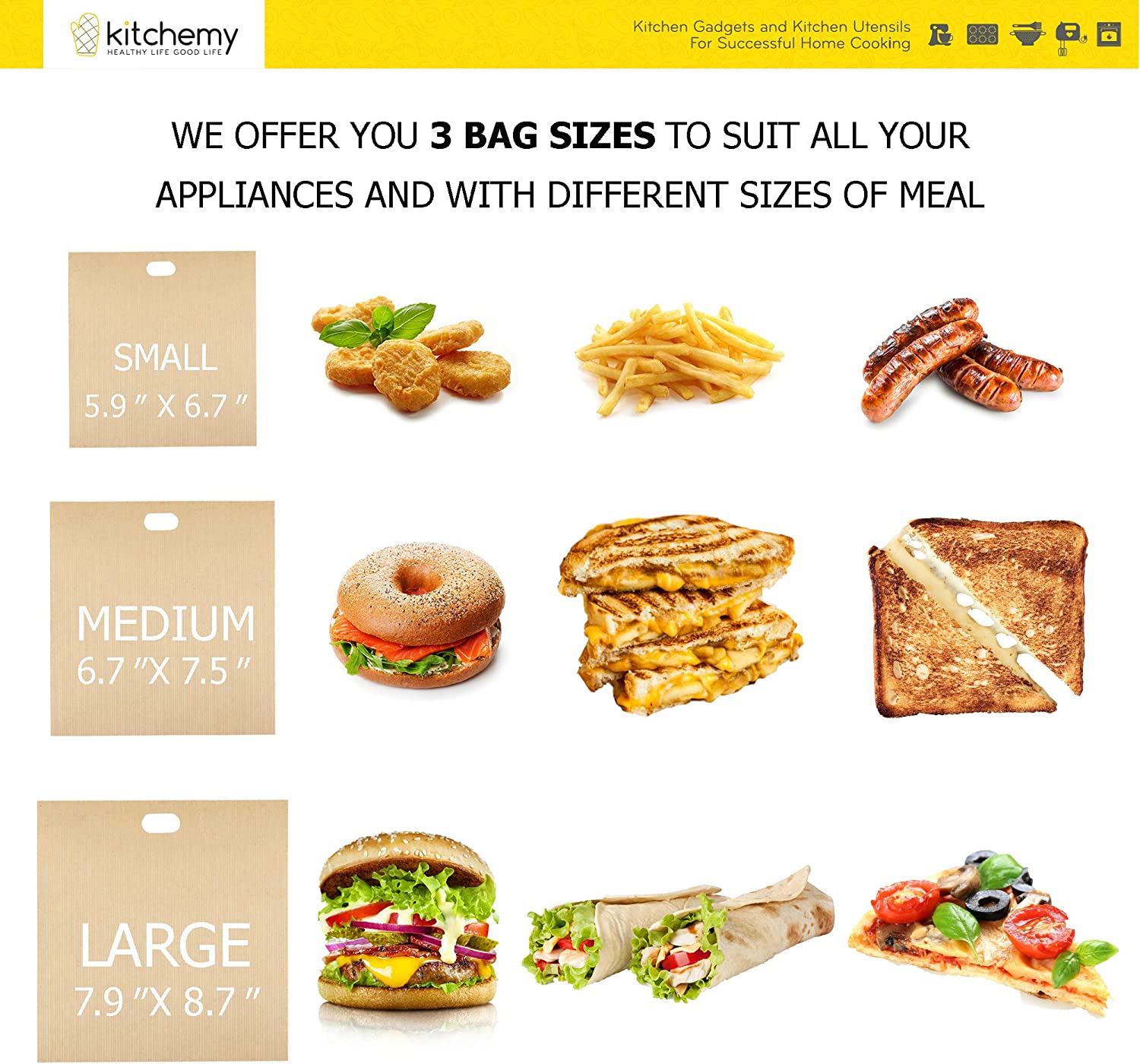 (🔥Last Day Promotion-SAVE 50% OFF)🍞🥪Reusable Non Stick Toaster Bags-BUY MORE GET MORE FREE