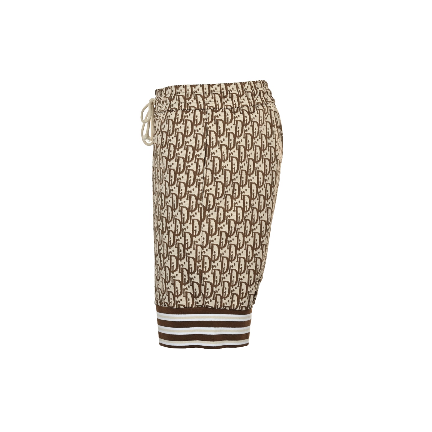 Dior 25ss all over print monogram jacquard patchwork shorts