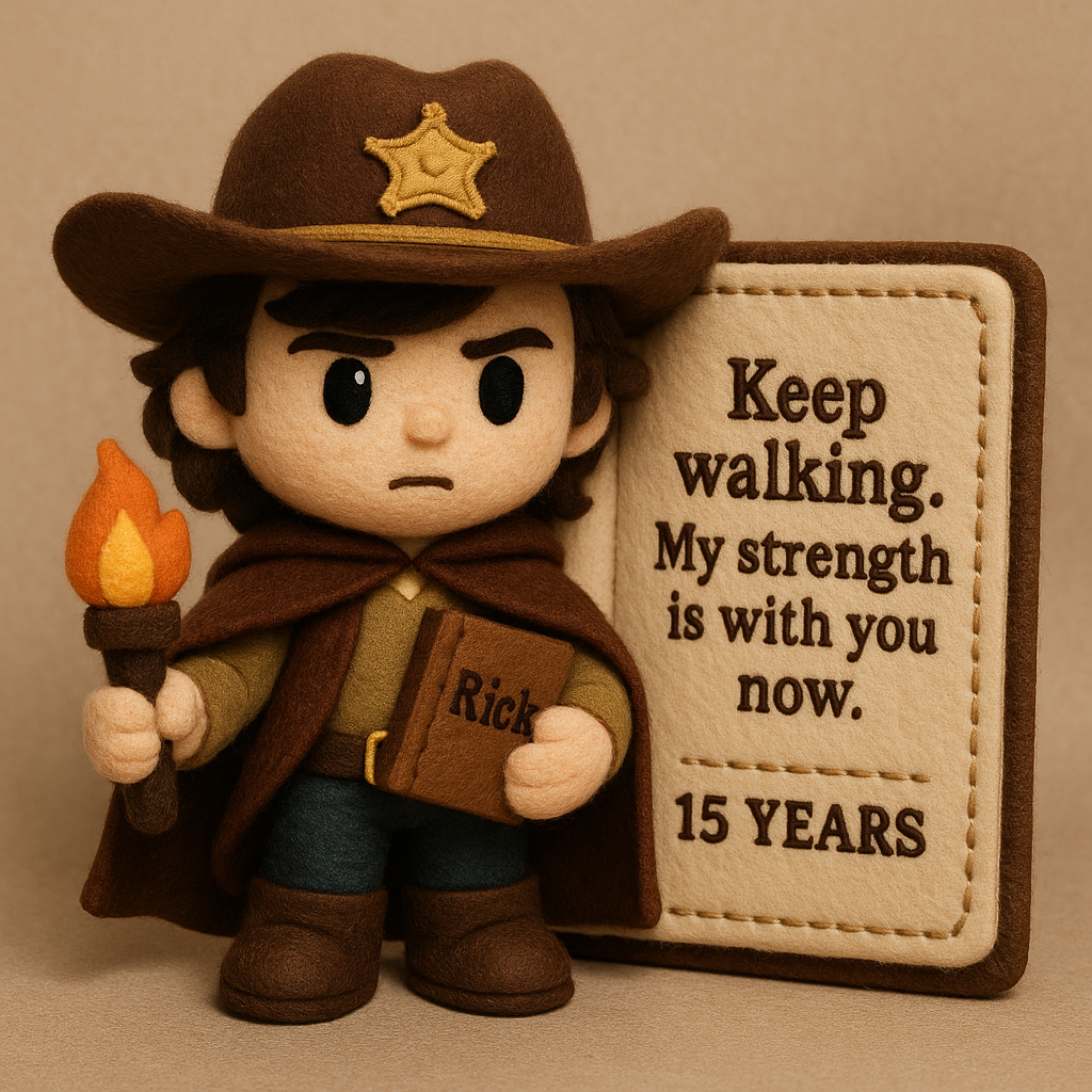 🧸Carl Grimes 15th Anniversary Emotional Plush Dolls