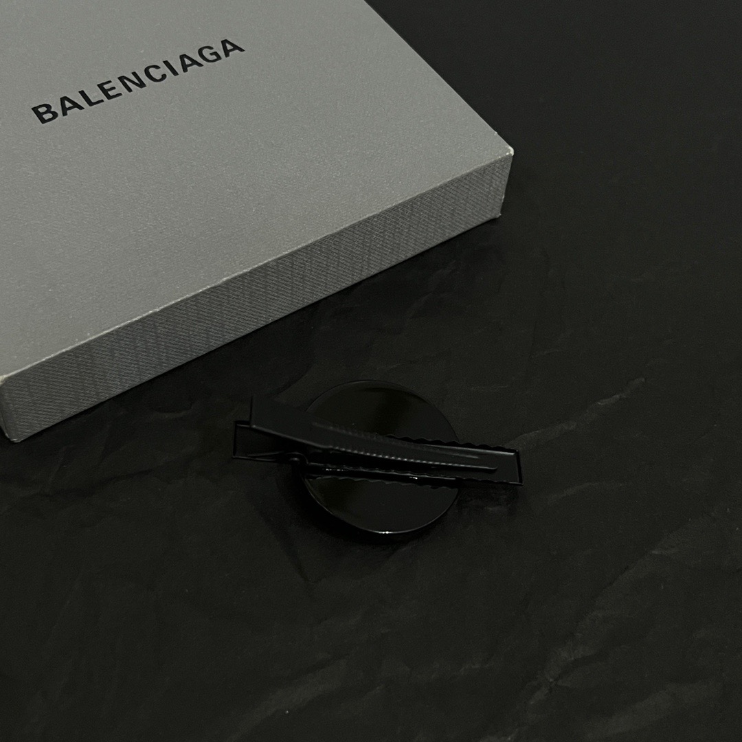 Balenciaga round diamond hairpin
