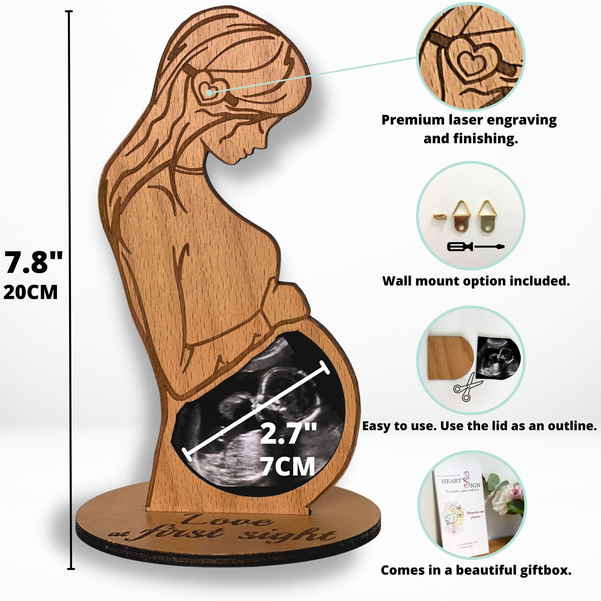🔥Special gift for Mother's Day🔥 baby ultrasound picture frame