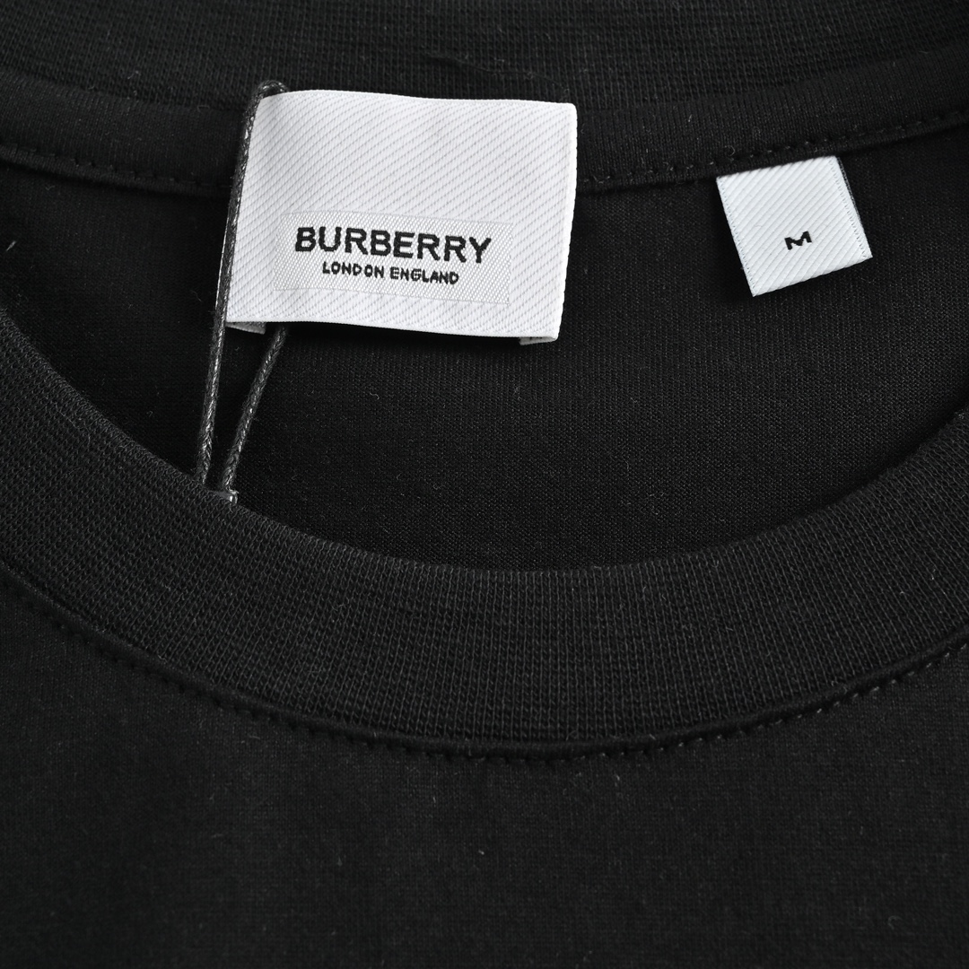 Burberry side check stitching short sleeves