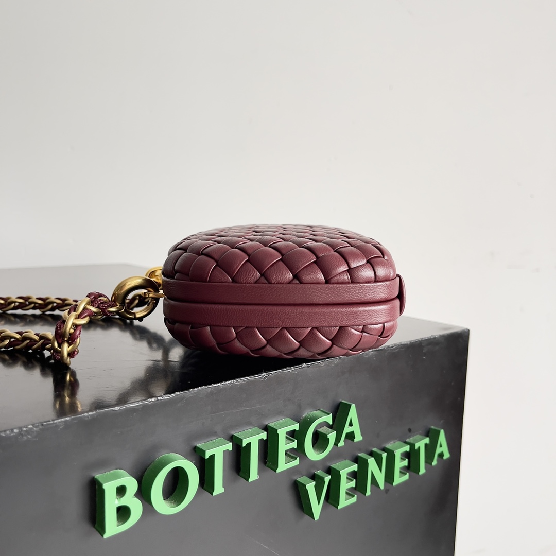 Bottega Veneta 24 Spring Fashion Braided Chain Evening Bag 776662