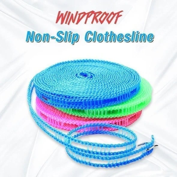 🔥Last Day 50% OFF🔥Windproof Non-Slip Clothesline(32 ft)🔥BUY 3 GET 2  FREE(5 PCS)