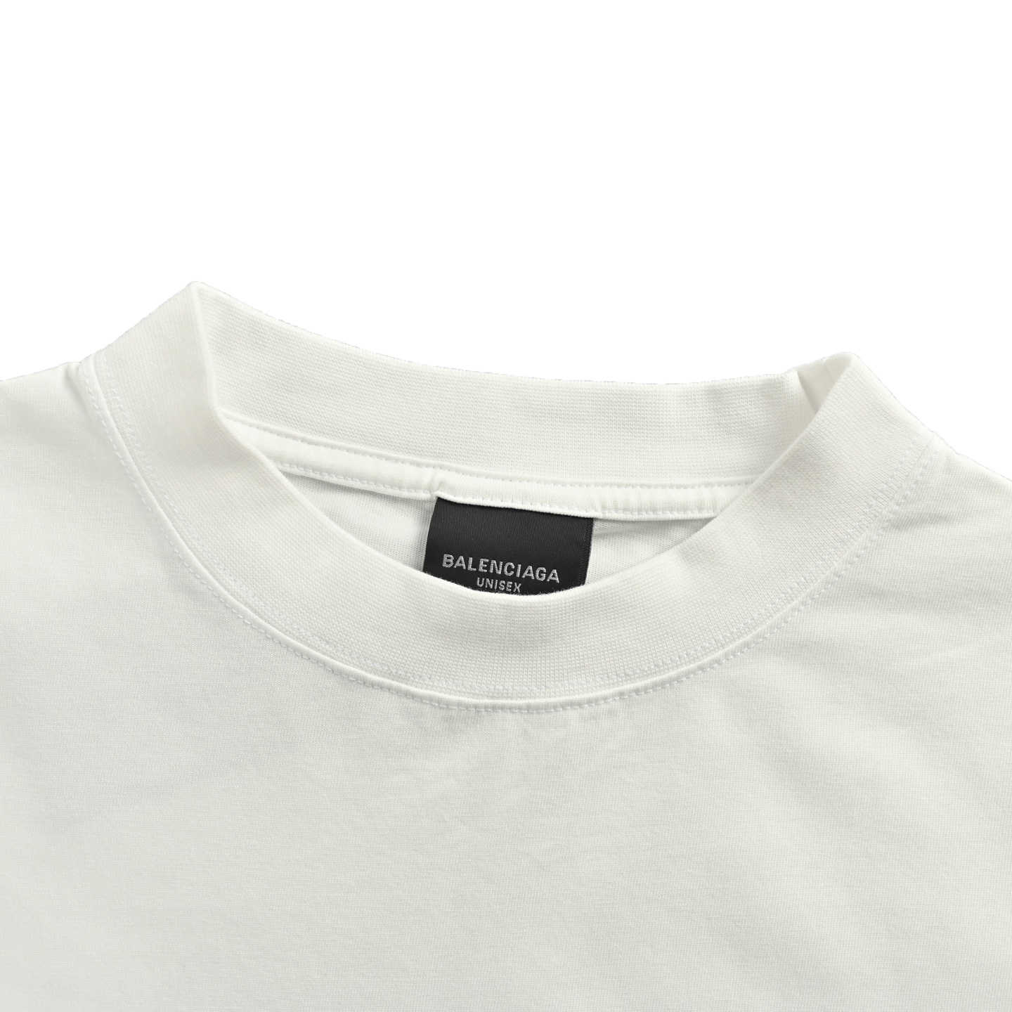 Balenciaga 25ss overlapping letter logo print short sleeves