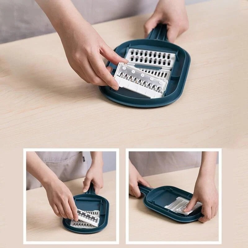 🔥Multifunctional Cutting Tool🔥4-in-1 Vegetable Cutter and Grater