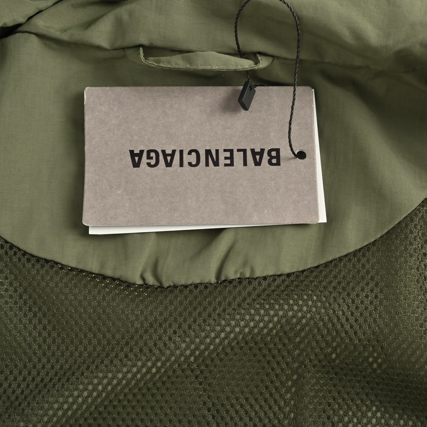 Balenciaga 25Fw Tape Dark Green Jacket