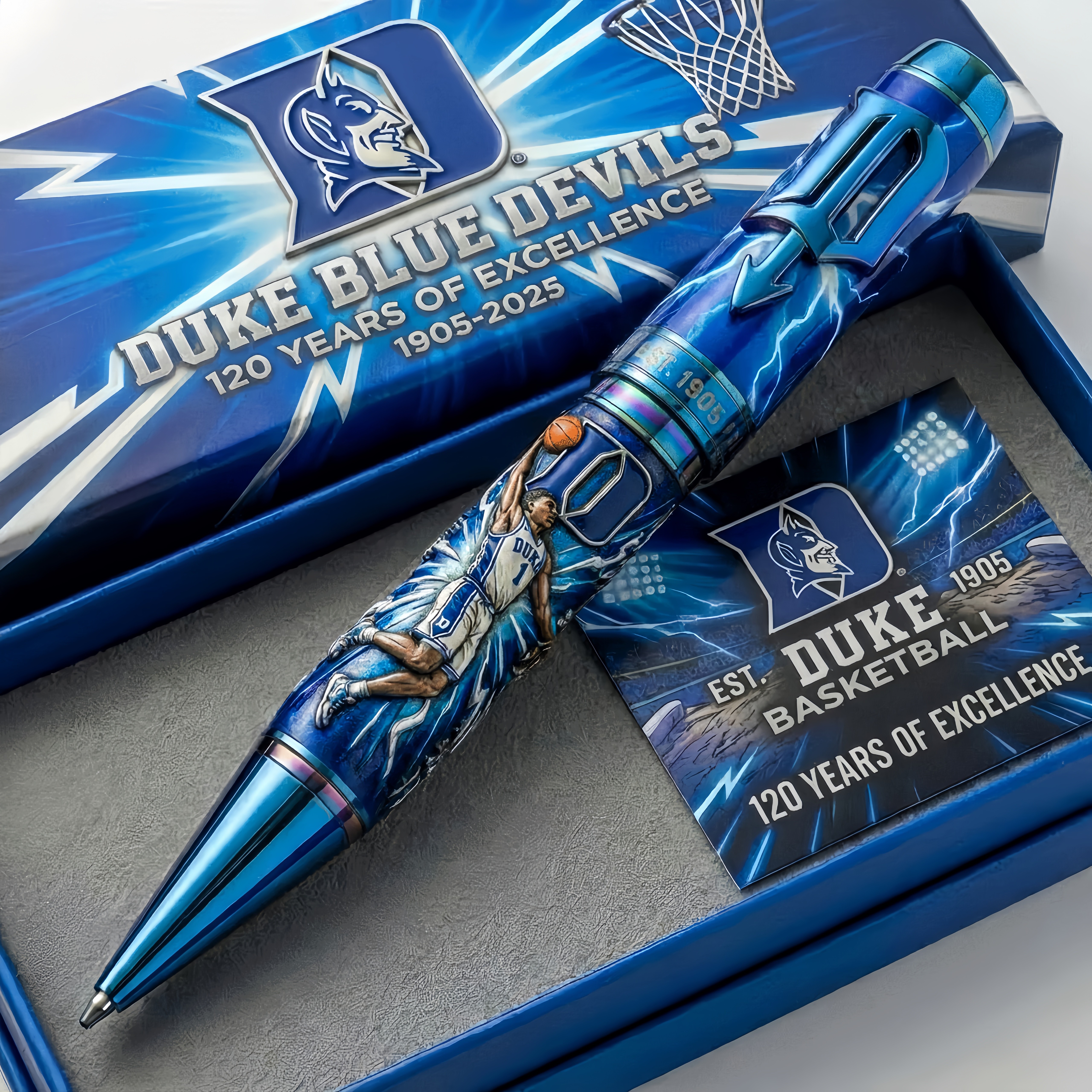 Duke Blue Devils Basketball 120th Anniversary Pen (1905–2025)