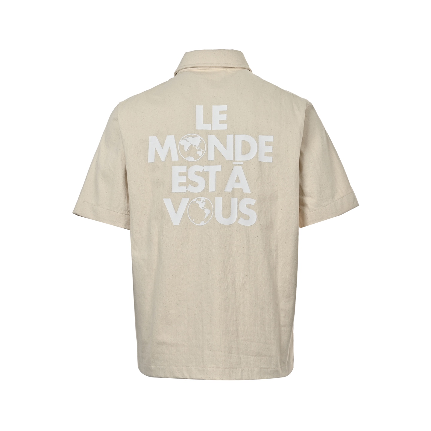 Louis Vuitton 25ss logo denim short sleeve shirt