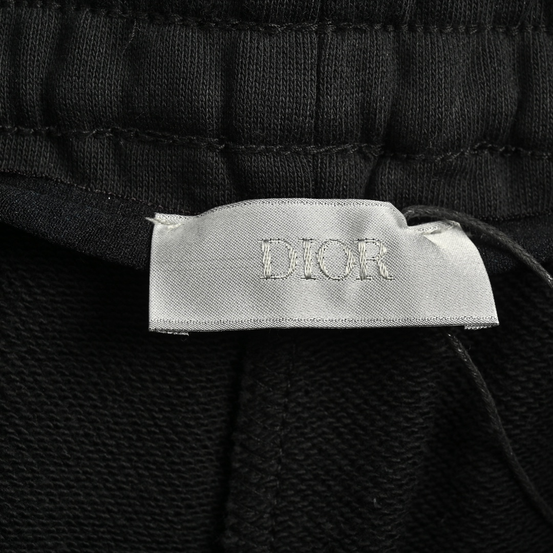 Dior 24Fw cotton trousers with CD and pocket logo embroidery
