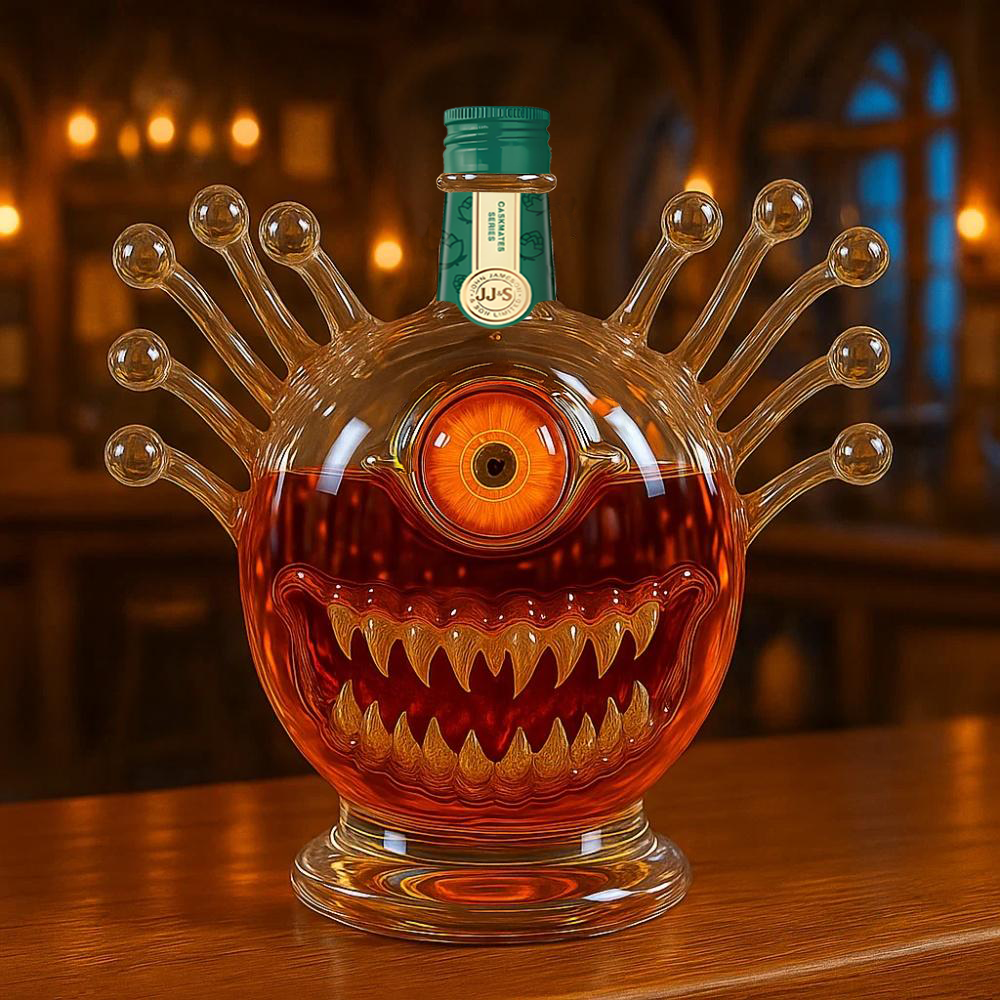 DND Beholder Whiskey Bottle