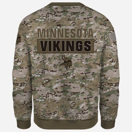 MINNESOTA VIKINGS 3D HOODIE MMVV007