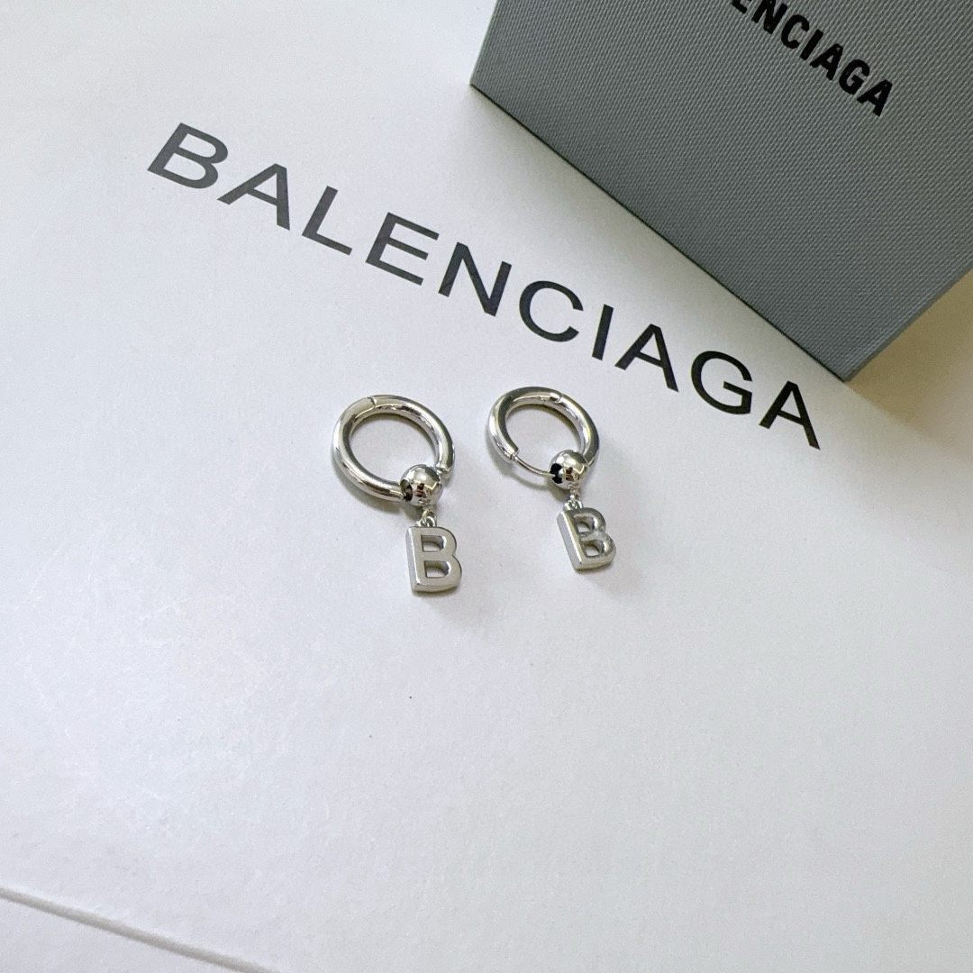 Balenciaga BB earrings
