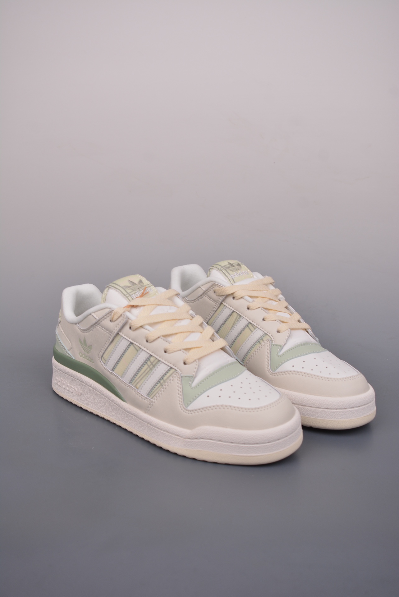 Adidas Originals Forum 84 Low Light Green Gray White JH9597