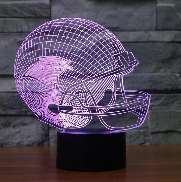 CAROLINA PANTHERS 3D LED LIGHT LAMP