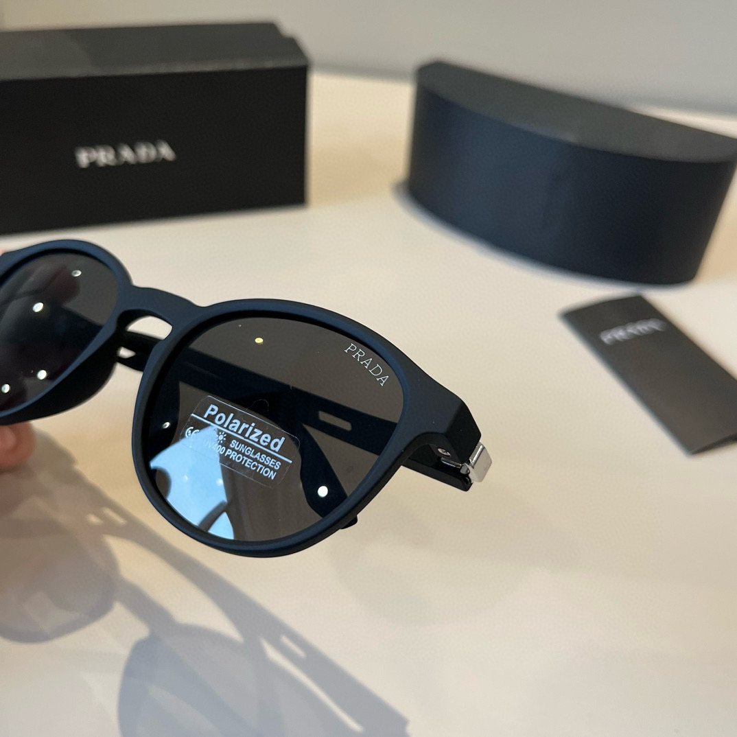 Prada round frame sunglasses