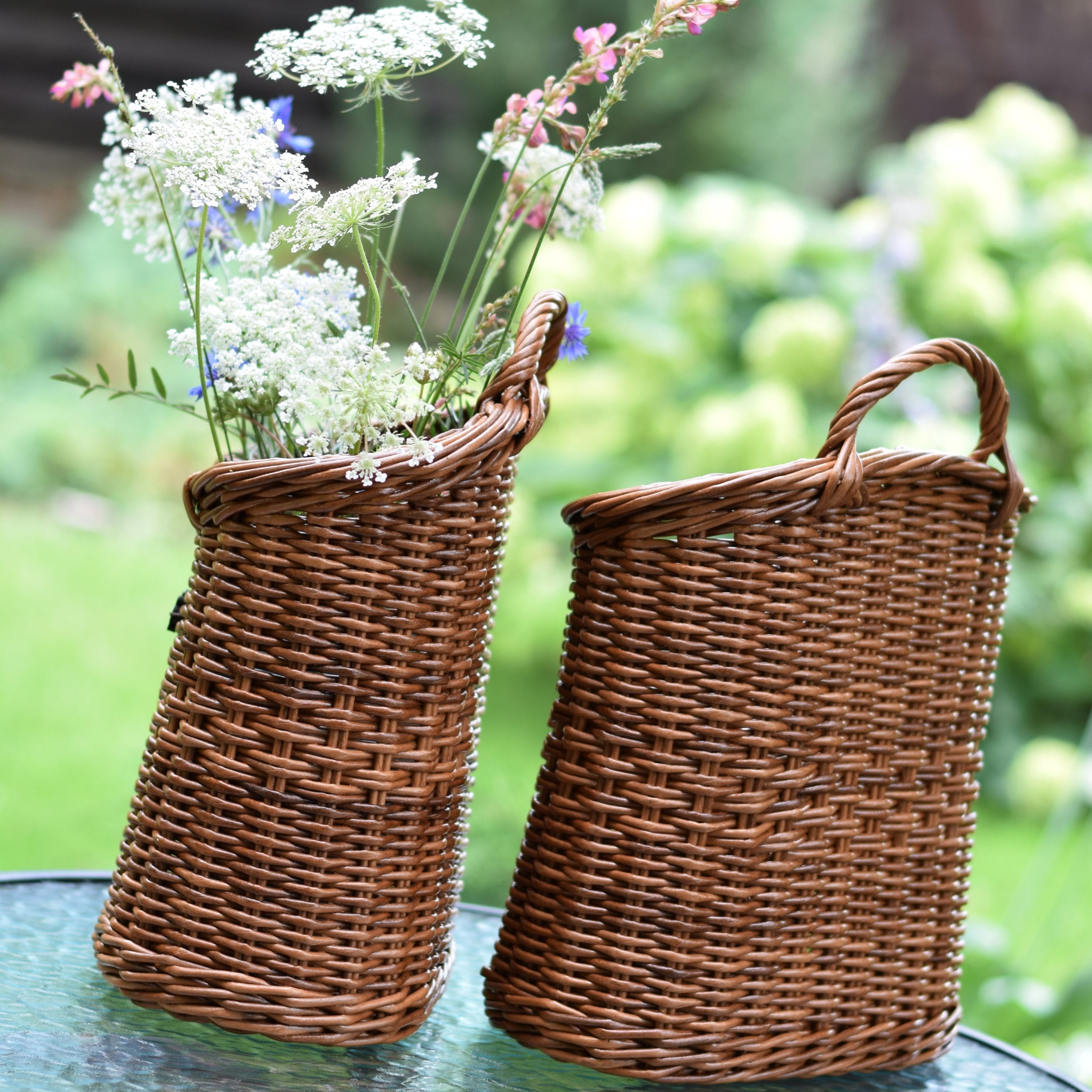 💖Last Day 49% OFF - Rustic Door basket Wicker hanging wall basket