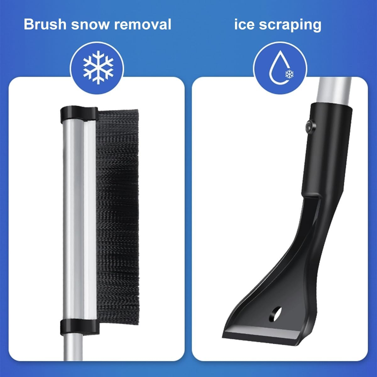 🔥Last Day 49% OFF -Car Snow And ice Removal Multifunctional Shovel (Retractable)