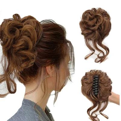 🔥🔥Buy 1 Get 1 Free💖 - Curly Bun Hair Claw Clips
