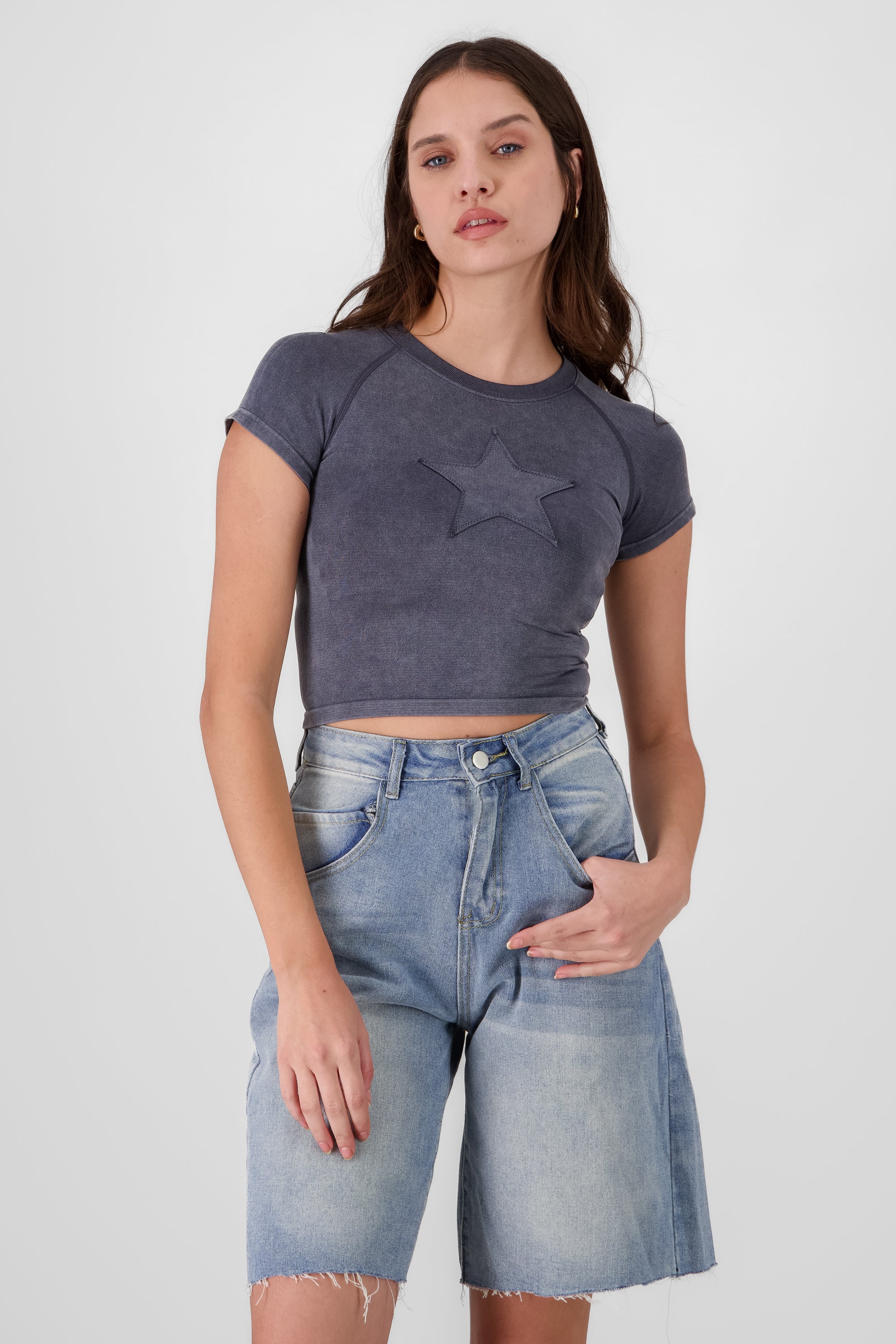 Washed Effect Top