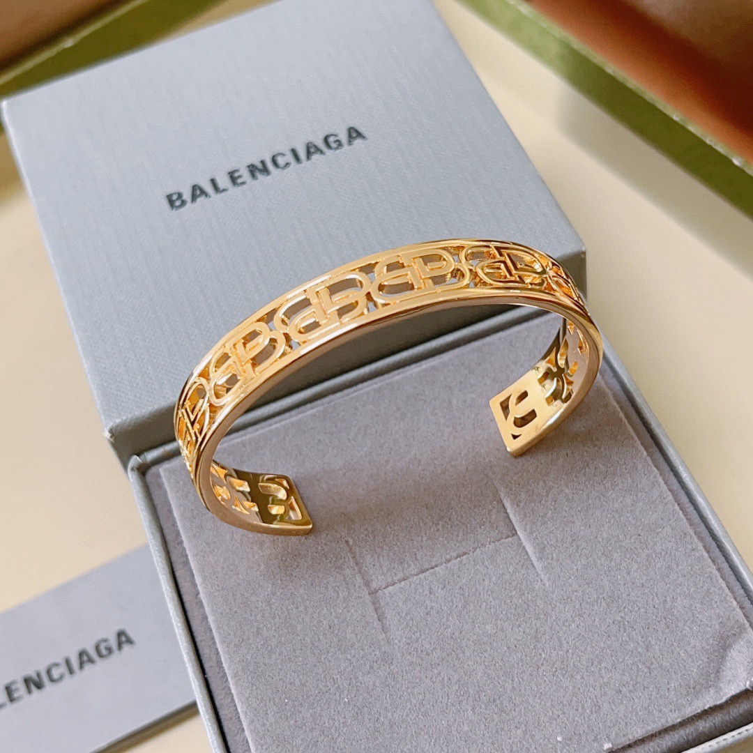 Balenciaga BB hollow bracelet