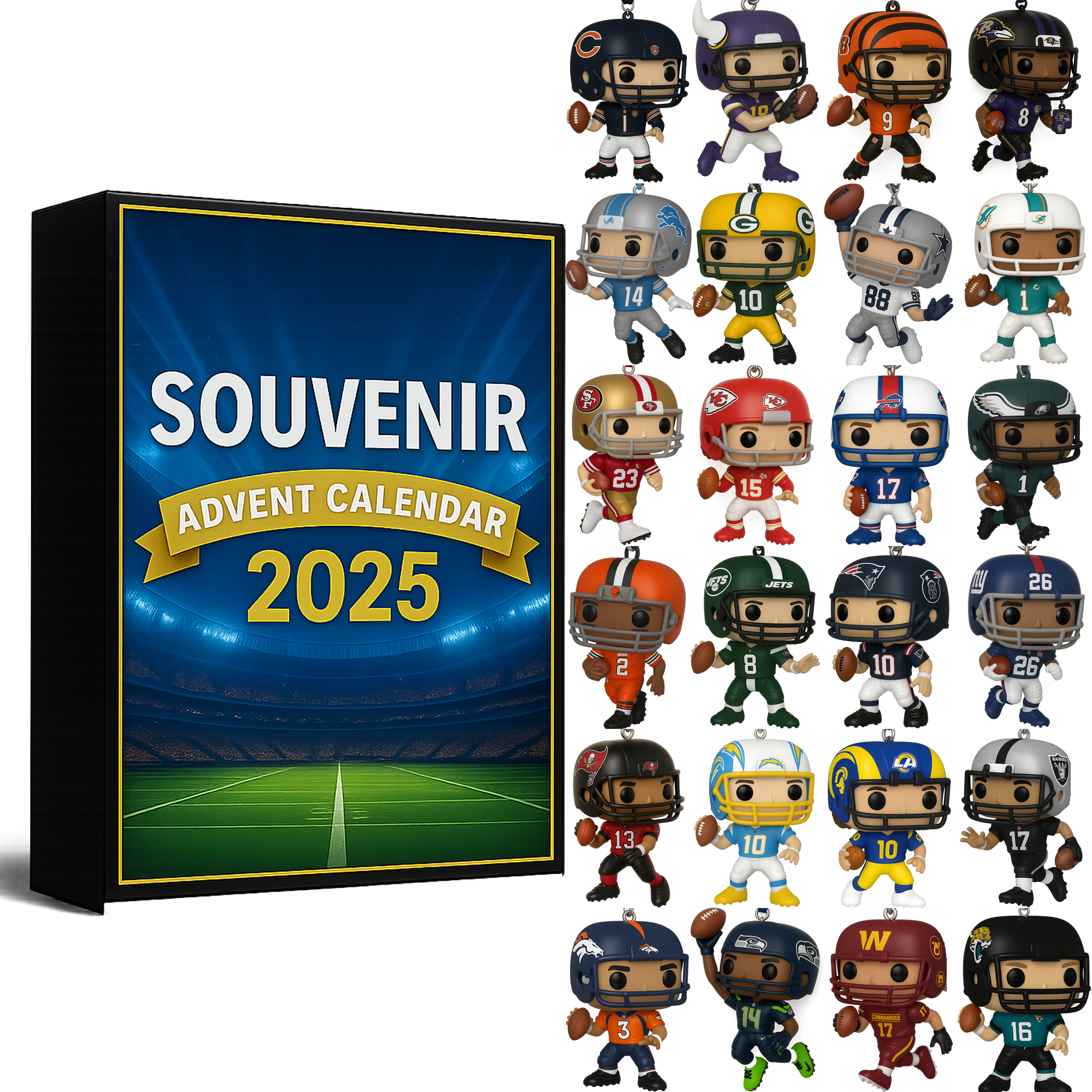 2025 Advent Calendar: Countdown to Christmas with Football’s Biggest Stars