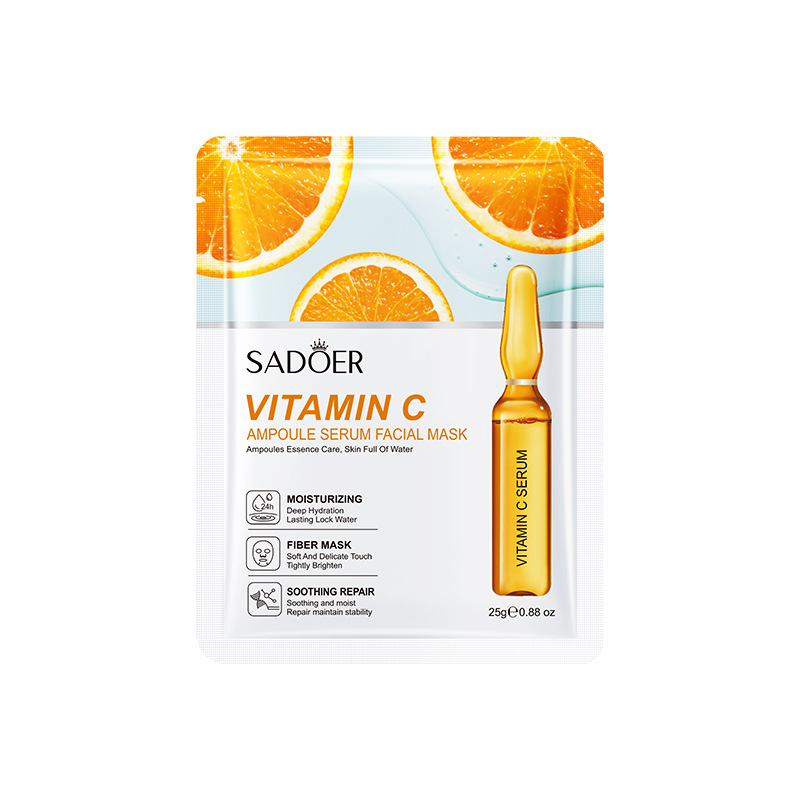 Essence mask hyaluronic acid hydrating vitamin C moisturizing essence mask skin feels crystal clear