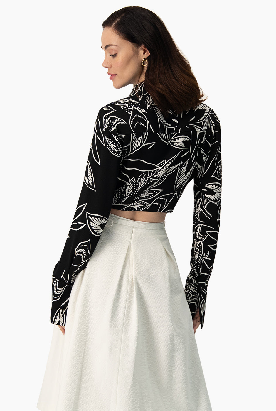 Blusa con amarre frontal