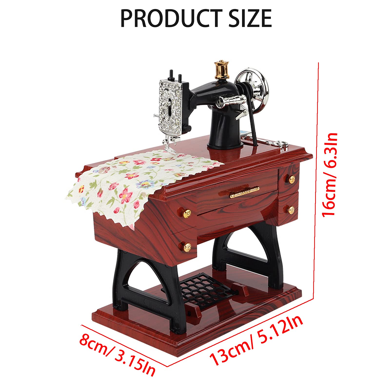 🔥Mother's Day Early Sale-[SAVE 50% OFF]--Wood Sewing Machine Music Box-BUY 2 GET 10% OFF & FREE SHIPPING NOW