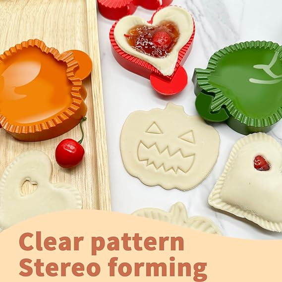 Dough Presser Pocket Pie Molds, Party Potluck Hand Pie Molds--BUY 2 SETS GET 10% OFF