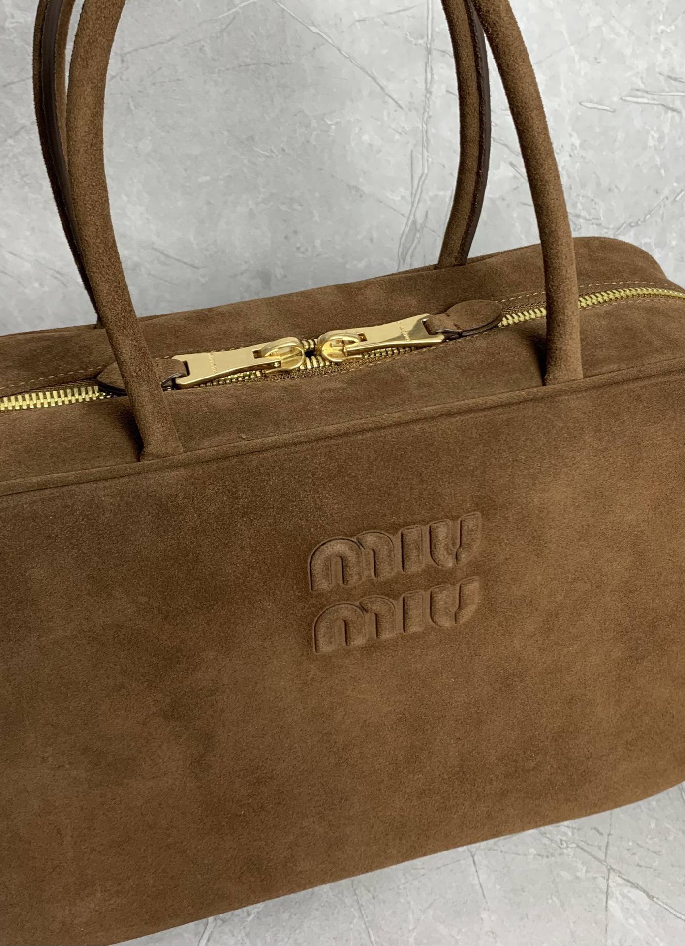 Miu Miu Deer Velvet Briefcase 5BB117