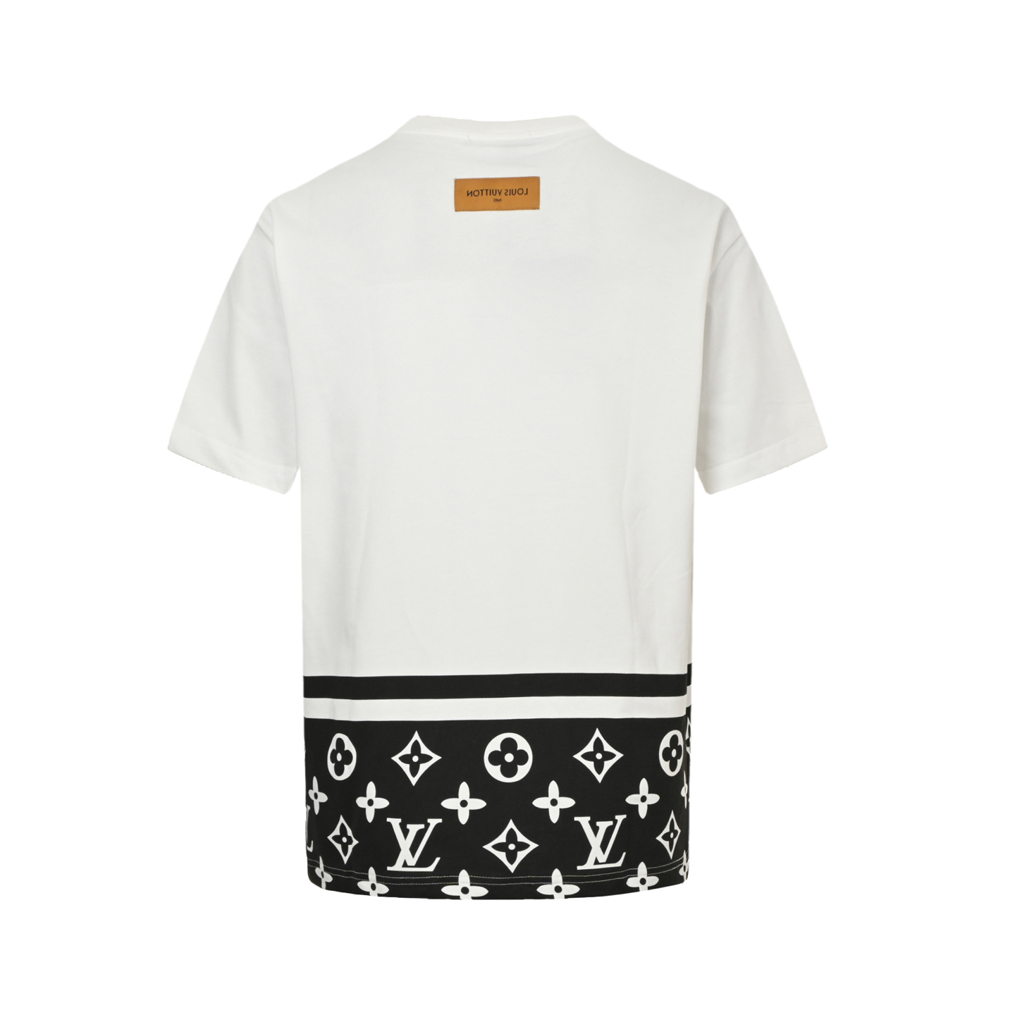 Louis Vuitton 25ss hem monogram print short sleeves