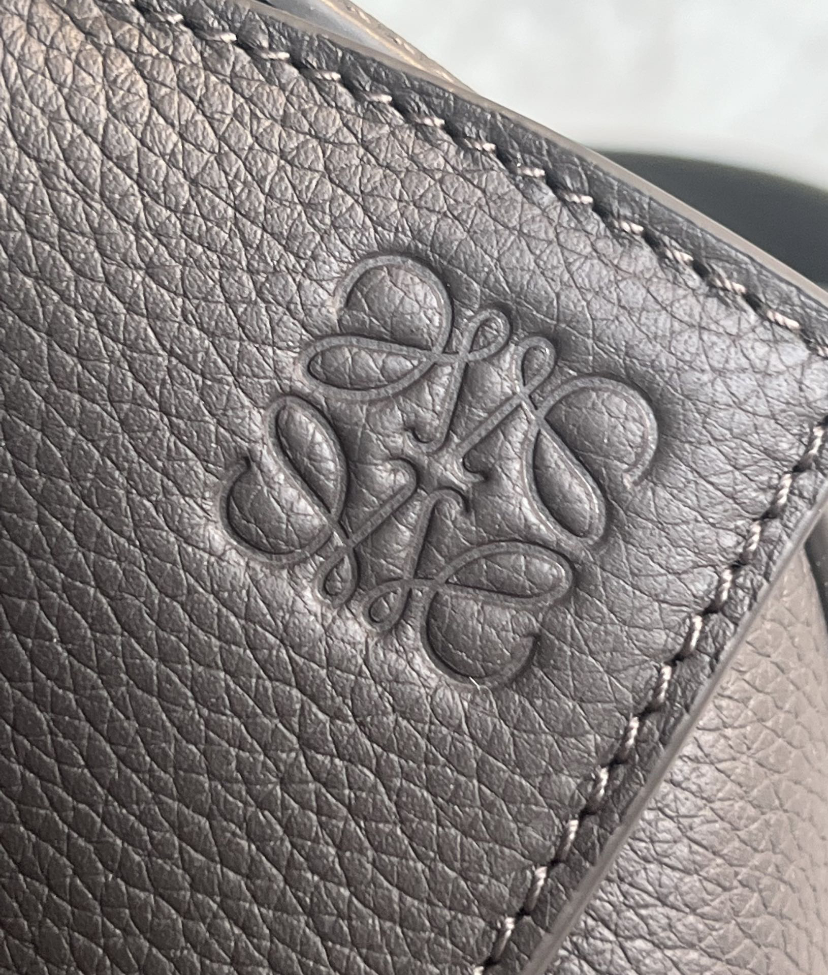 Loewe suede colorblocked zzle bag 0681