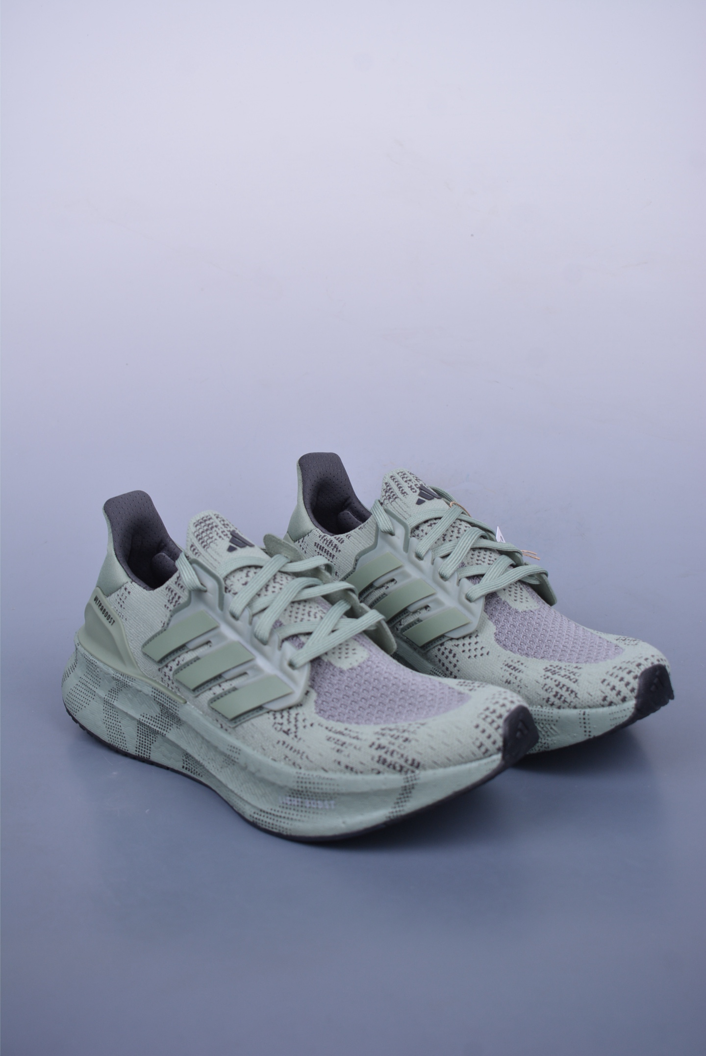 Adidas Ultra Boost 5X 2025 running shoes knitted military green camouflage JI1525
