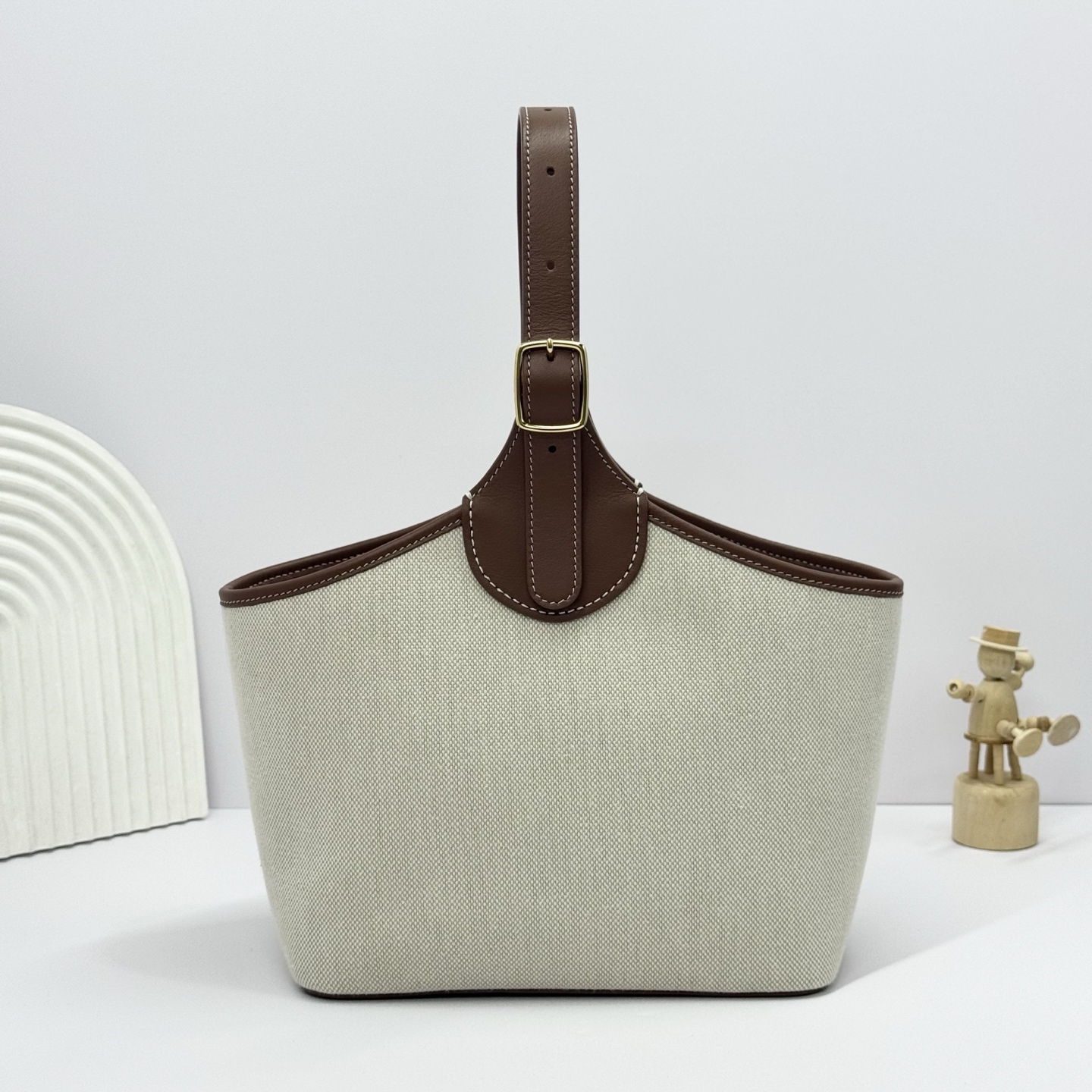 Loro Piana Bobbin Canvas Bag