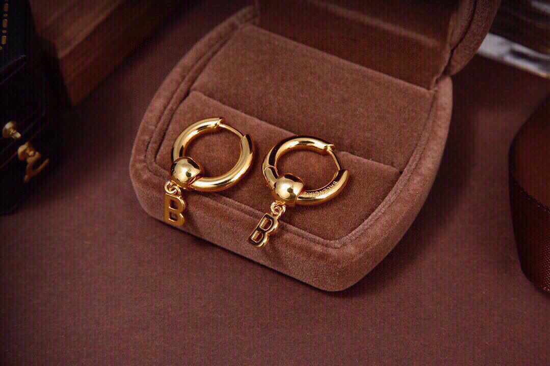 Balenciaga hoop earrings
