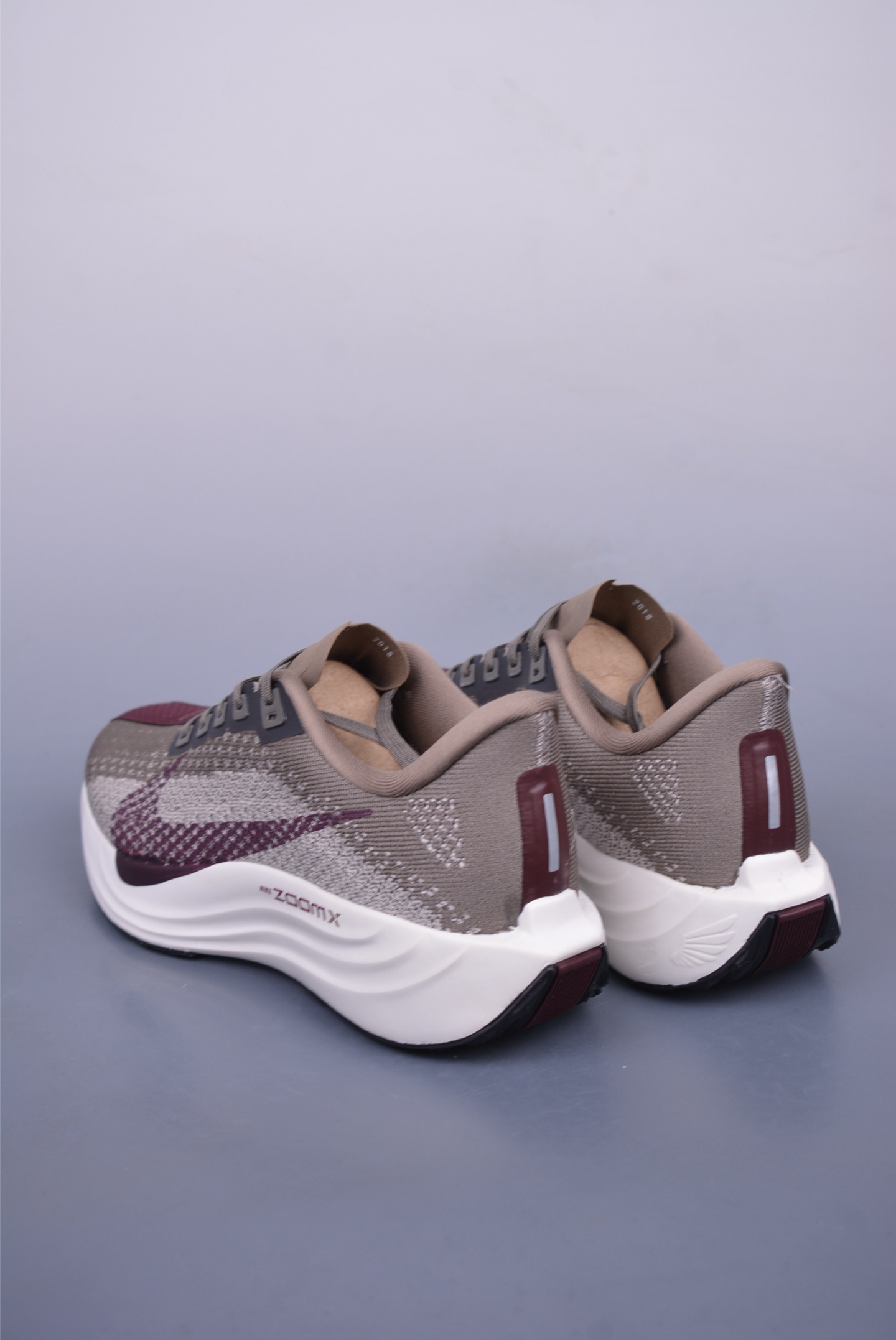 Nike REACTX PEGASUS Plus running shoes Brown Gray Gradient Burgundy FQ7262-005