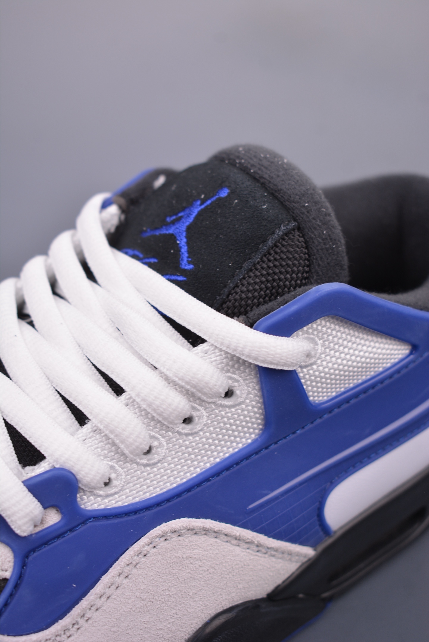 Nike Air Jordan 4 RM Reflective Basketball Shoes Black, White and Blue FQ7939-140