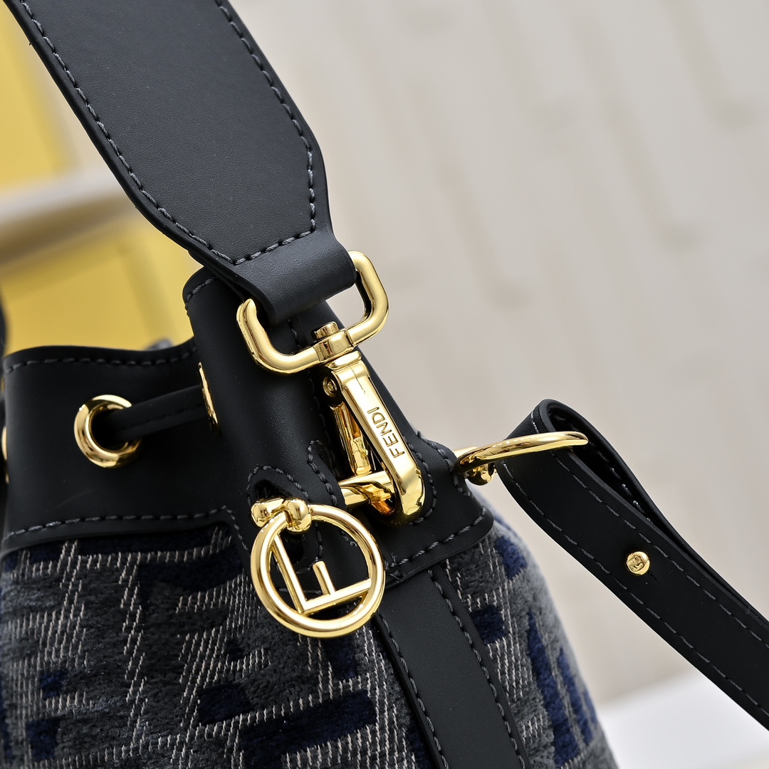 FENDI Monogram Roll Mini Vegetable Basket 3366
