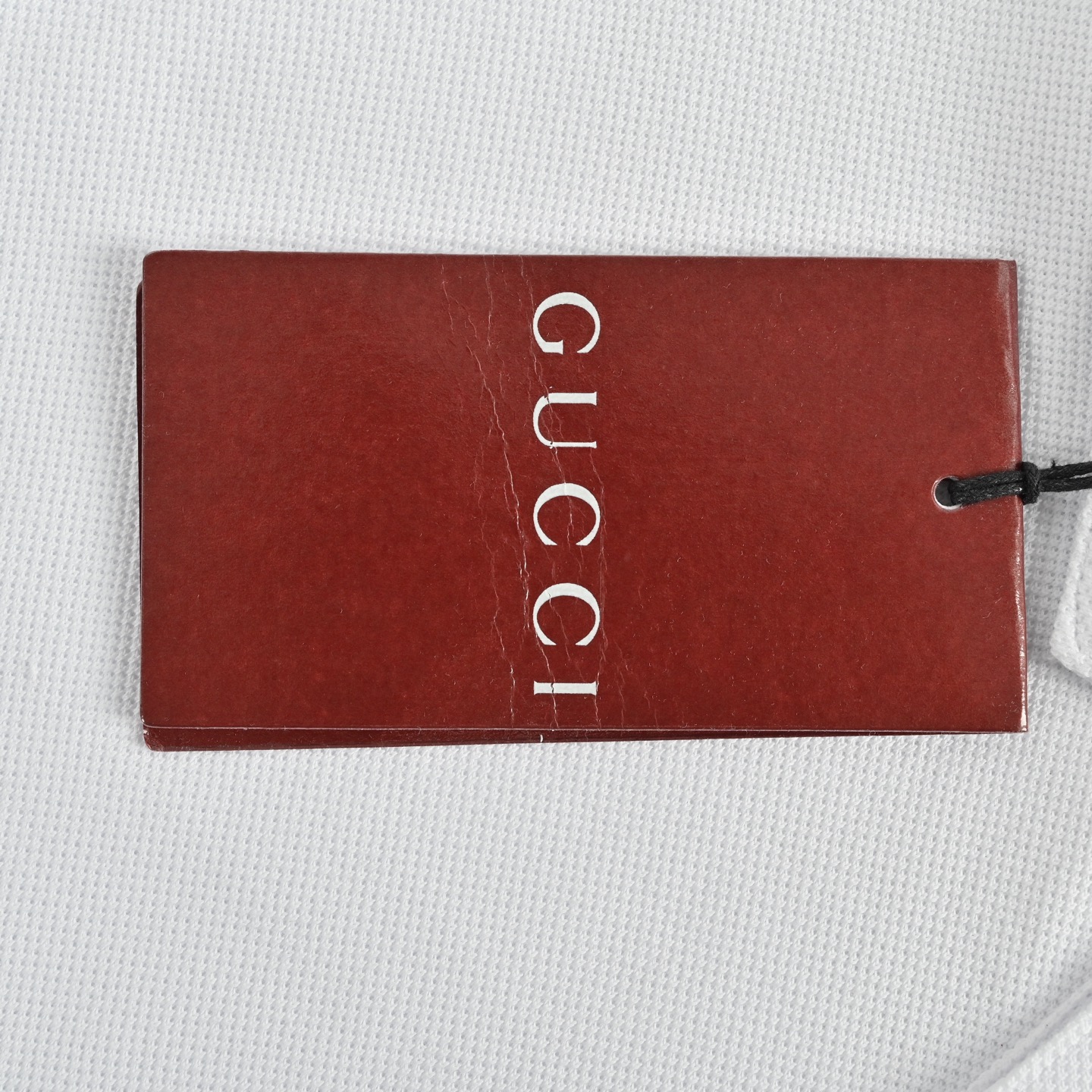 Gucci 25ss collar lettering print Polo short sleeve