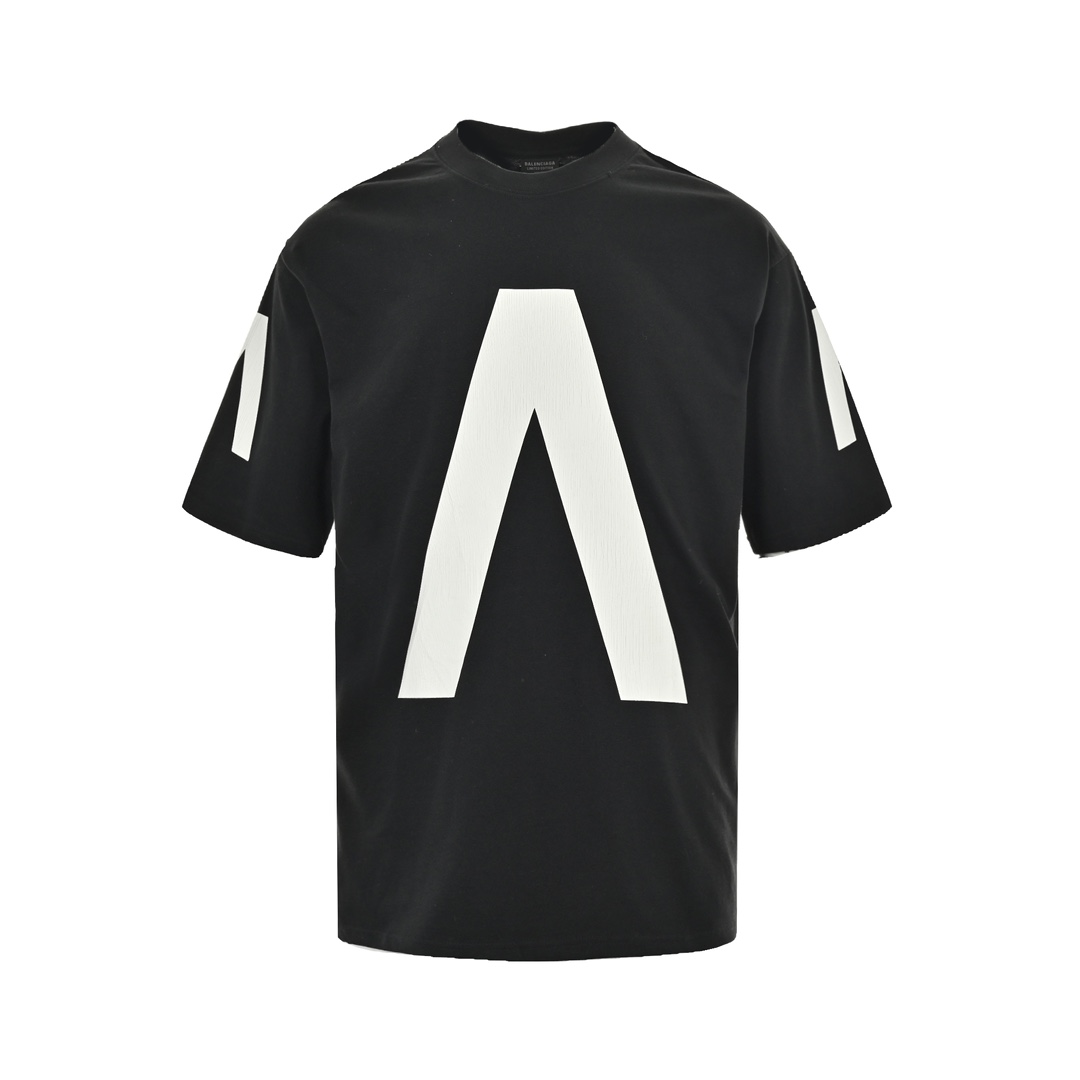 Balenciaga Music capsule collection cracked arrow print short sleeves
