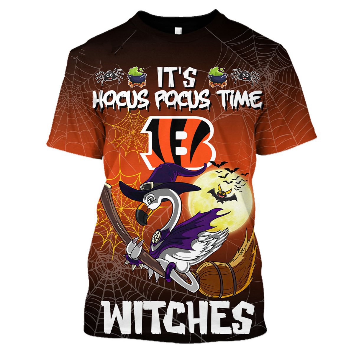 CINCINNATI BENGALS 3D HOODIE HALLOWEEN002