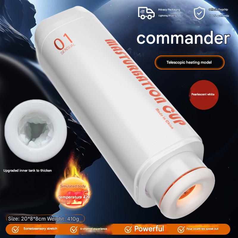 Masturbator Cup for Men Fully Automatic Retractable Heating Masturbator Cup Electric Masturbator Male Adult Products