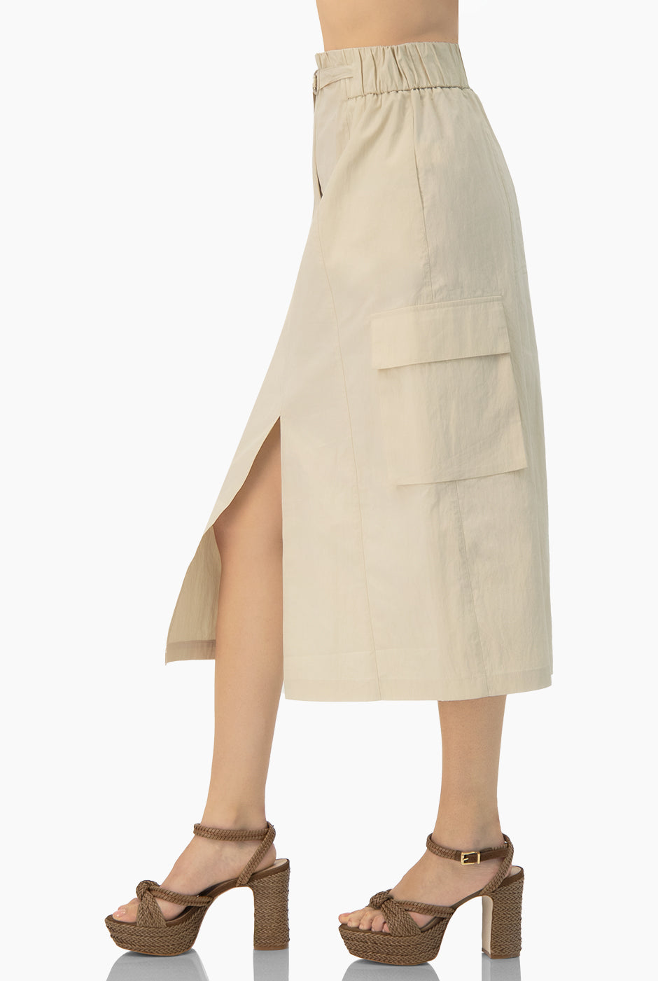 Falda Cargo Midi